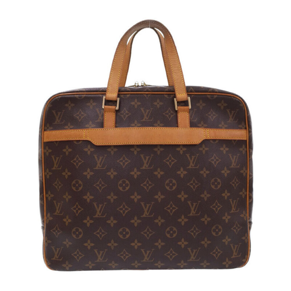 Louis Vuitton Business Porte Leather Brown Document Bag Monogram Pegasus